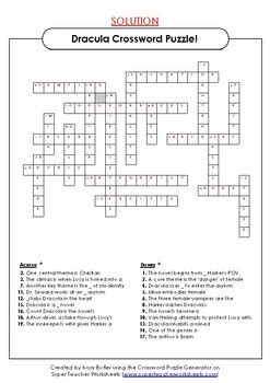 deliver a blow to dracula crossword